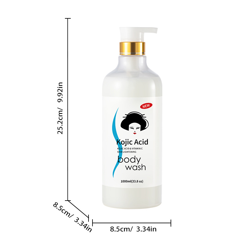 外贸曲酸沐浴露香水型持久留香深层清洁去角质沐浴液大瓶详情图6