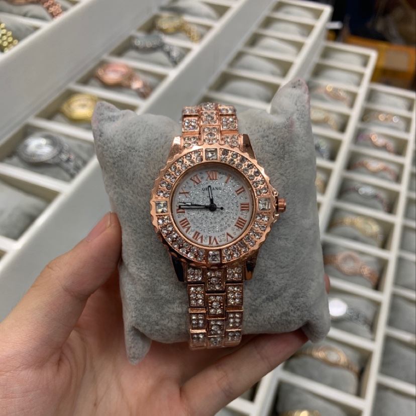 新款流行欧美时尚休闲女表链表手表石英表