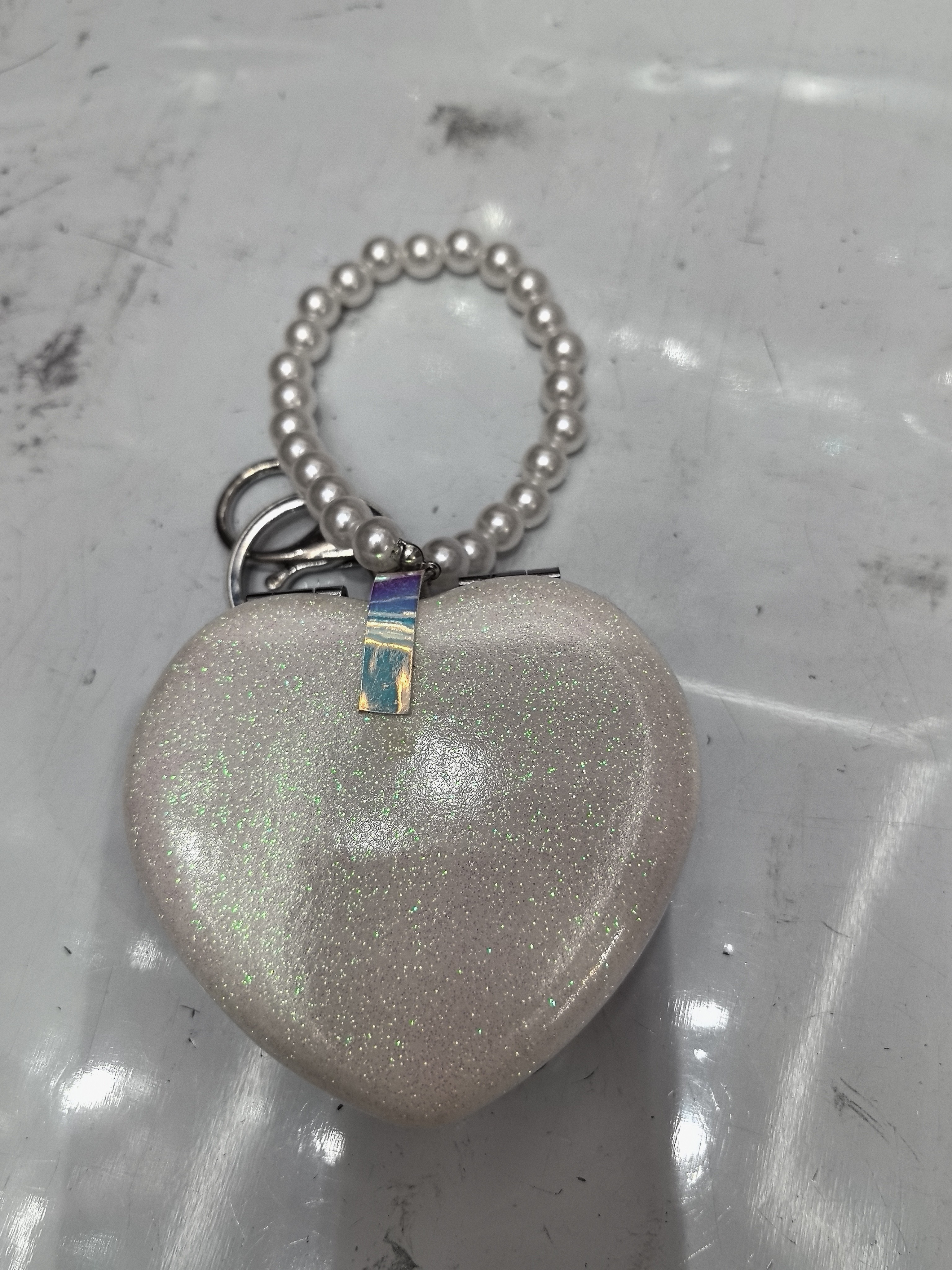 鑫诚饰品一5149A时尚水晶化妆小镜子小镜子小镜子详情图2