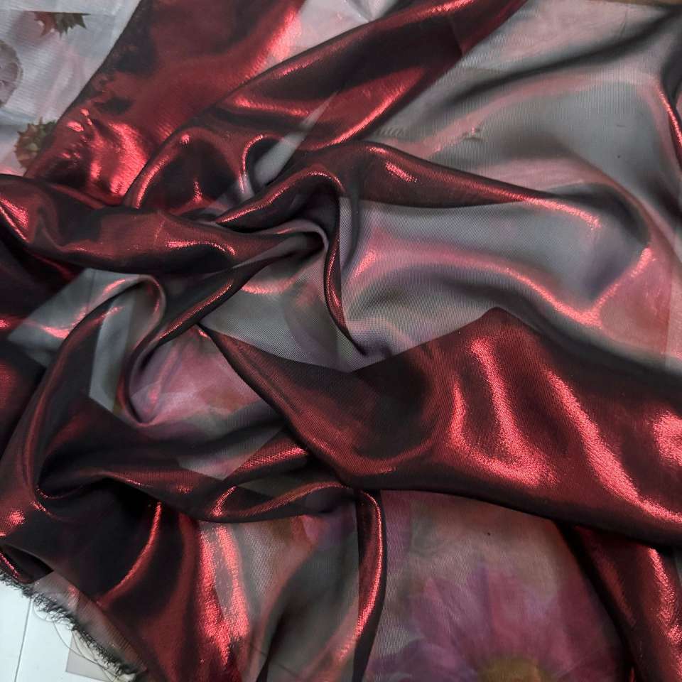 Wholesale of Tencel chiffon gold-embossed fabric, ancient-style gold-embossed ancient costumes, Hanfu, silk, dance costumes, cosplay costumes, DIY decorative fabrics Specification image