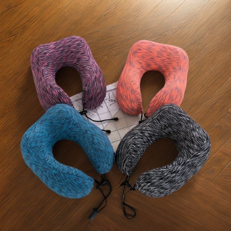 轻便便携保护颈椎旅行记忆泡沫粒U型枕舒适颈部靠枕U型枕旅行必备颈枕 