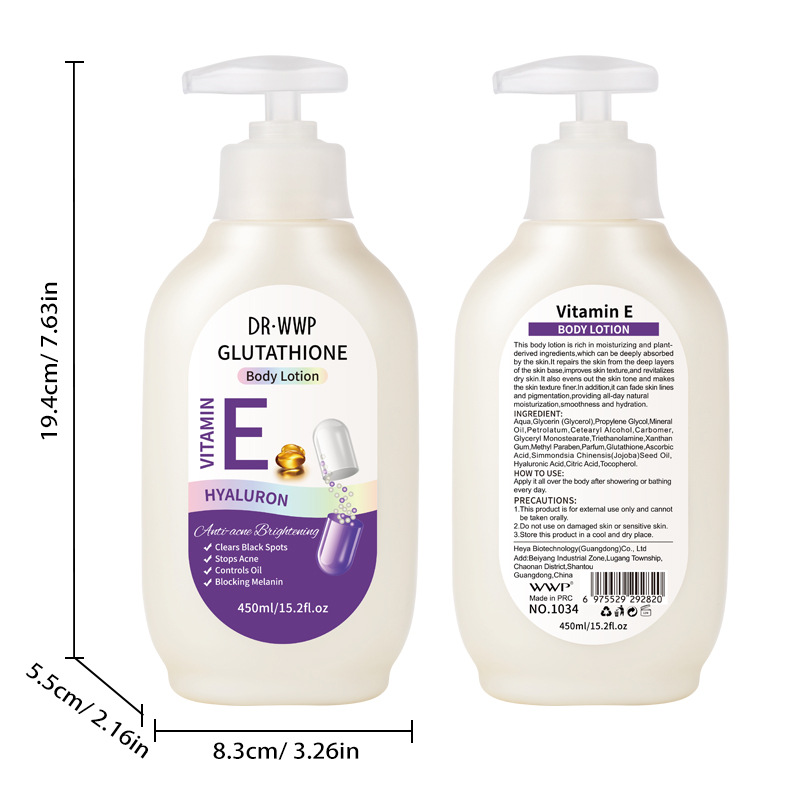 Export AHA fruit acid body lotion for moisturizing and hydrating dry skin, cross-border VC capsule Moisturizing lotion in stock wholesale detail image 9