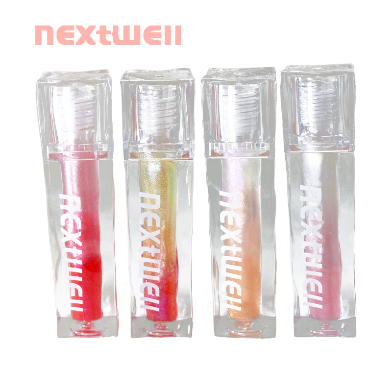 Next Well Water Light Transparent Jelly Shiny Three-color One-Piece Lip Gloss Water Light Moisturizing and Hydrating Glass Lips Show Tenderness Mirror Lip Gloss Lip Oil OED/ODM processed thermochromic Lip gloss Item Picture