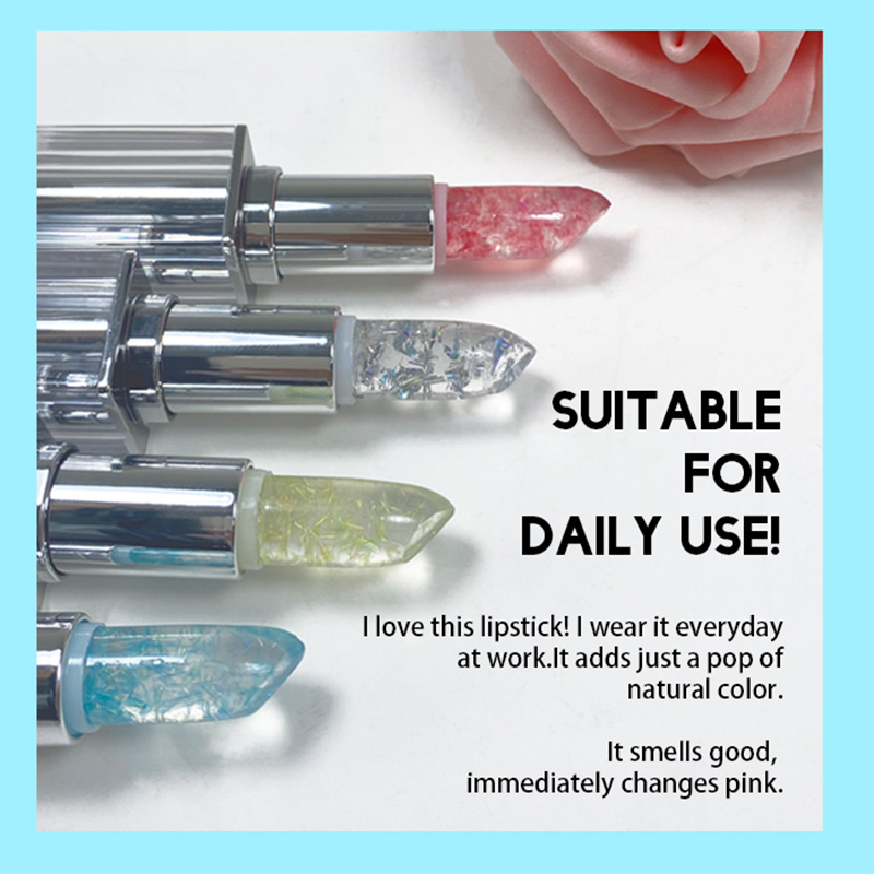 Siguiente bien coloreado hielo cracking jelly lipstick humectante hidratante fácil de colorear mil personas mil colores lipstick fabricantes al por mayor transparente jelly lipstick Application Scenario