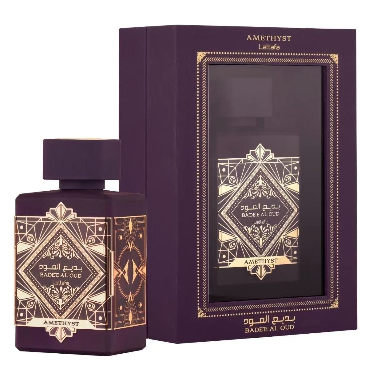 跨境爆款高质量Perfumes Bade'e Al Oud 100ml 男士女士中东香水热销细节图