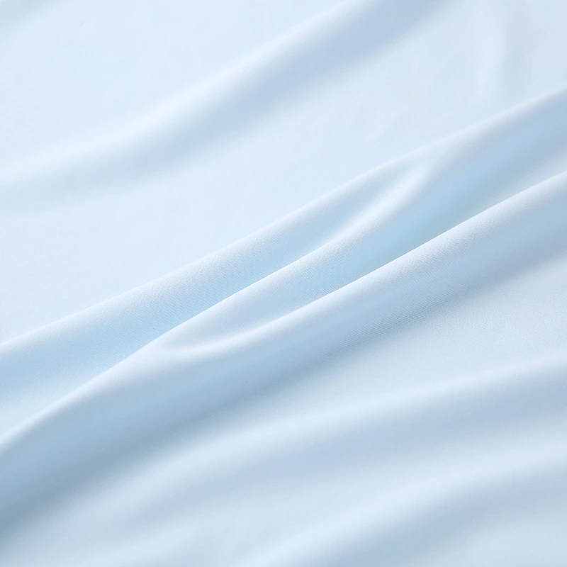Solid color, simple, comfortable and skin-friendly fabric for outdoor cycling sportswear with brocade sun protection, as well as for home wear and yoga wear detail image 5