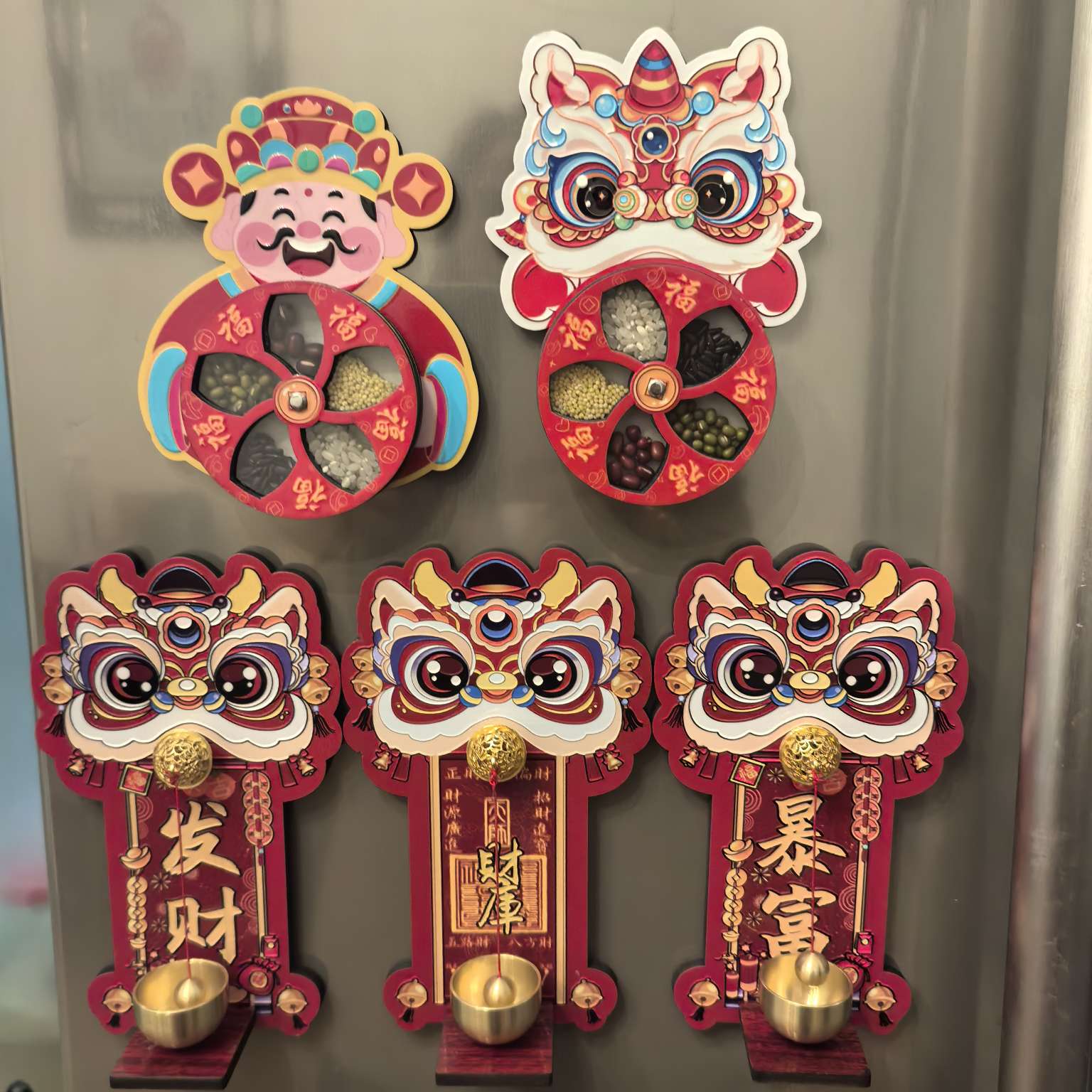 لمنتجات الحرف YiWu Lang ليندسي باللغة تبيع تك. XingShi على الثلاجة detail image 2