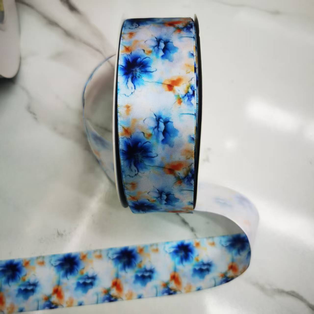 4 cm polyester tape printed clothing, shoes, hats, accessories, bows, gift packaging factory direct sales with big discounts Specification image