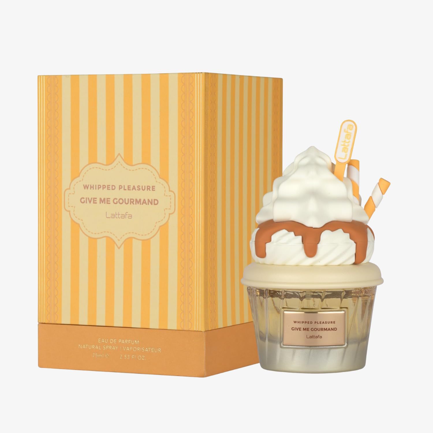 Middle East Cross-border Foreign Trade Perfume, Women's perfume, Give me gourmand Ice cream Perfume 75ml sample, Cosmetics, Beauty and Skin Care Cross-border fragrance, Encounter Xiangfen Perfume Trial pack Specification image