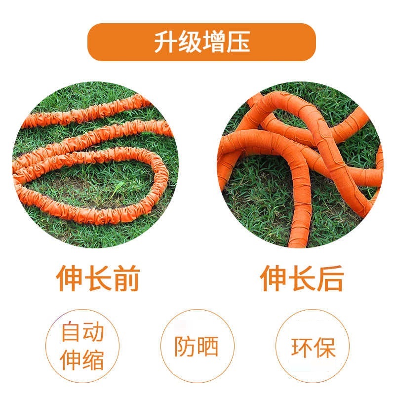 Garden flower watering telescopic water pipe, garden watering and vegetable watering multi-functional nozzle, household car washing wonder water gun set Application Scenario