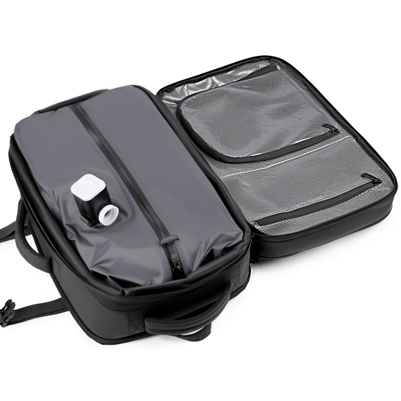 Vacuum compression double-shoulder travel business backpack, large capacity storage, waterproof and scratch-resistant 2518 Application Scenario