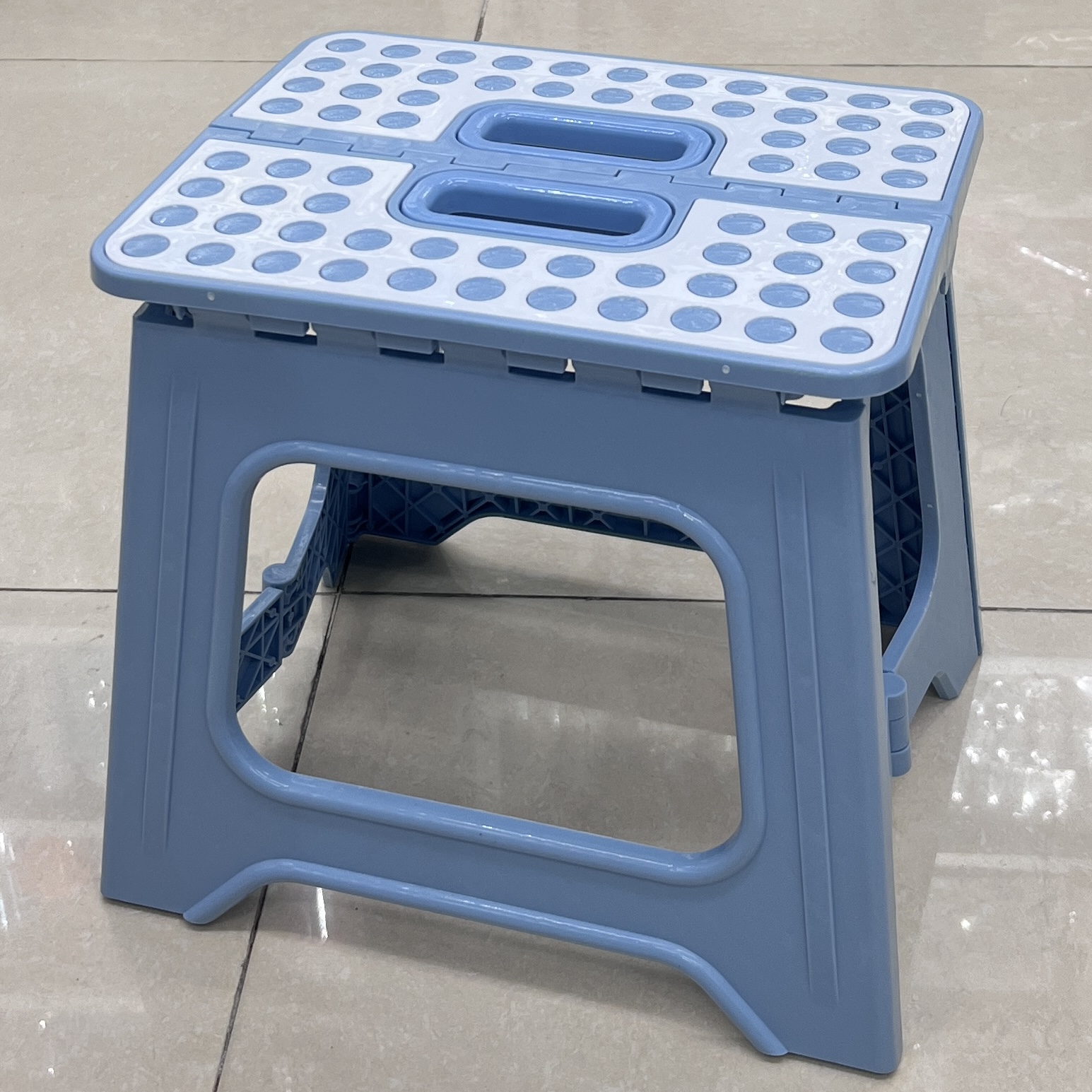 Plastic stools, household plastic chairs, thickened light luxury style, anti-slip, durable, foldable square stools, small stools