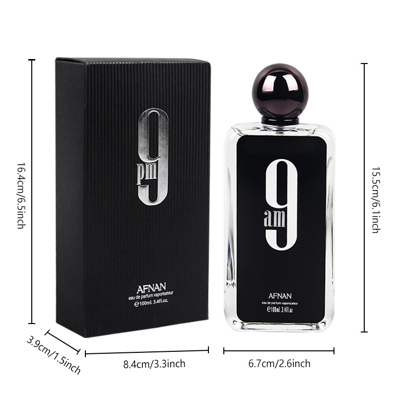 AFNAN 9PM Black Arabian Perfume Dubai Men's and Women's Fragrance Cross-border Export Strong Fragrance detail image 6
