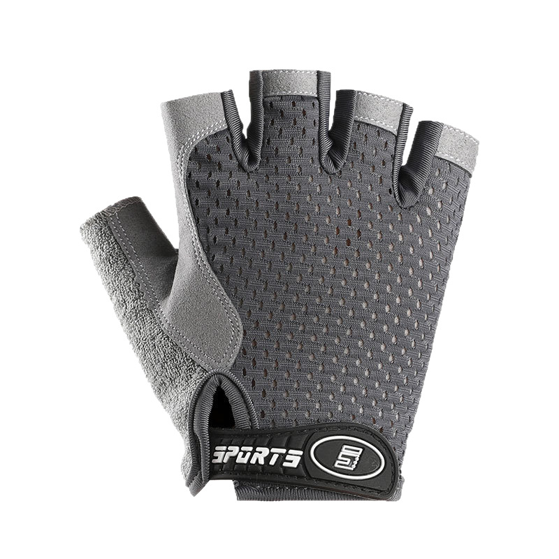 Children's thin half-finger anti-slip single-bar baseball cycling gloves, boys' and girls' roller balance bike sports and fitness gloves Item Picture