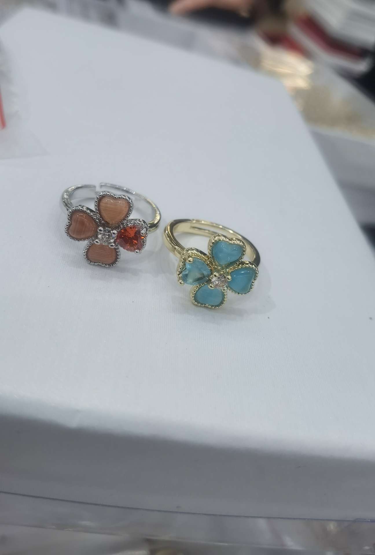 时尚戒指猫眼石饰品手饰配饰潮流百搭