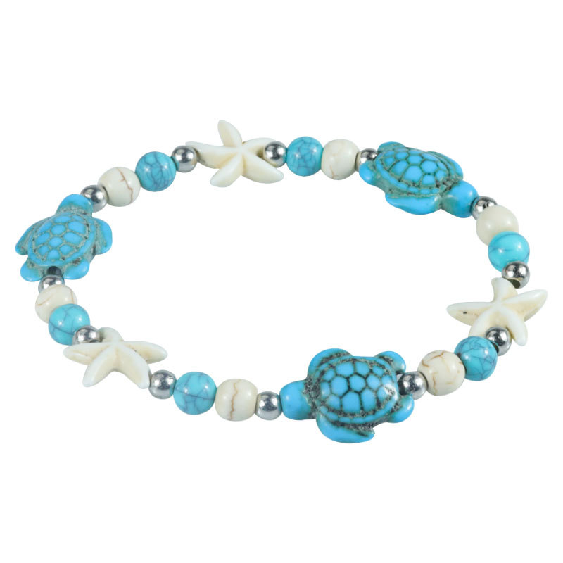 海洋风松石手链手饰手串女款时尚简约百搭礼物饰品配饰