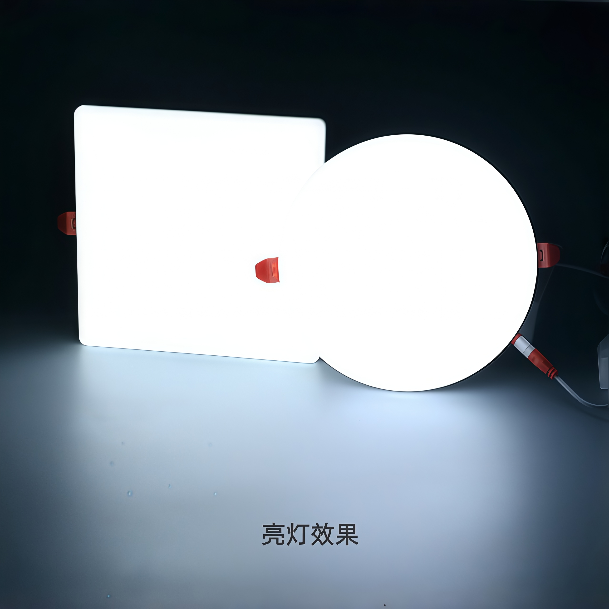 NEWDAYS品牌跨境新款义乌源头厂家明装面板灯 免开孔 高亮度低能耗 义乌实体店铺同步 家用商用现货批发产品图