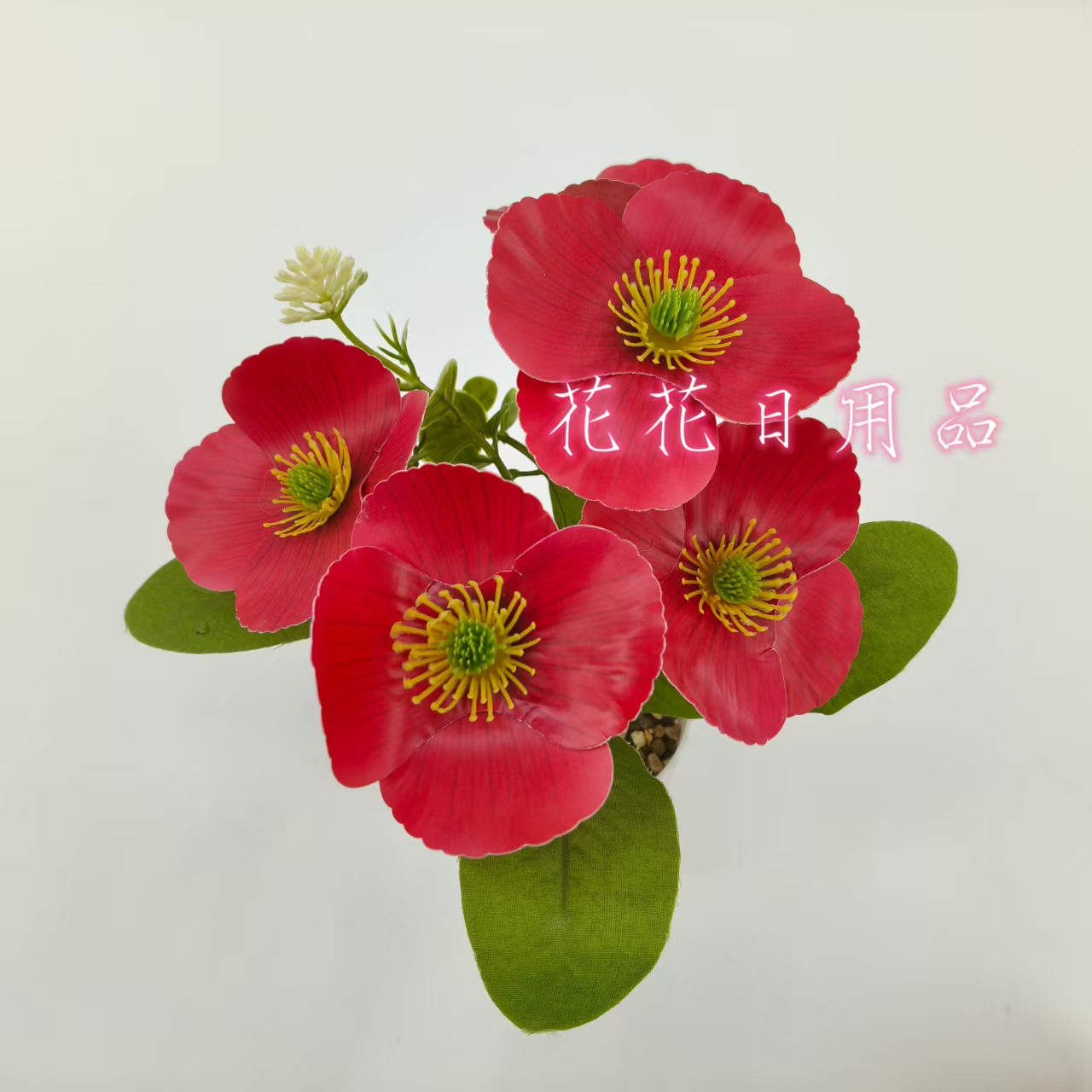 仿真花/假花绿植叶/绿植装饰/侧柏叶乌思蔓草/藤条松枝白底实物图