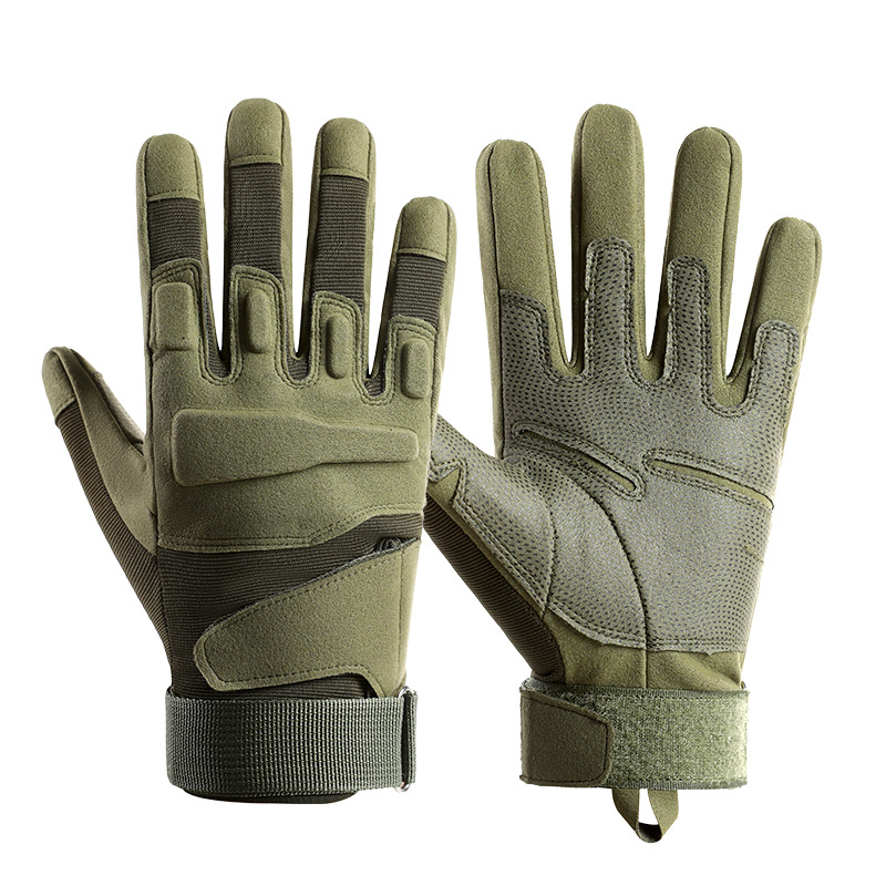Tactical gloves, Black Eagle protective special forces men and women outdoor full-finger cycling gloves, fishing training combat gloves, wear-resistant Item Picture