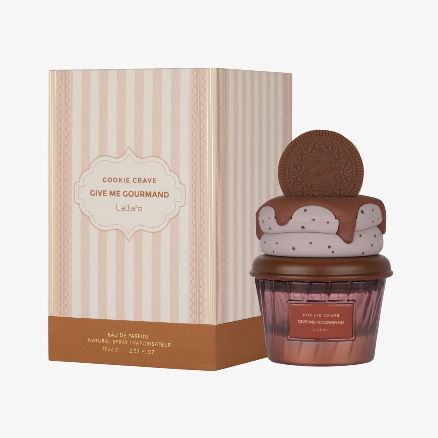 Middle East Cross-border Foreign Trade Perfume, Women's perfume, Give me gourmand Ice cream Perfume 75ml sample, Cosmetics, Beauty and Skin Care Cross-border fragrance, Encounter Xiangfen Perfume Trial pack detail image 3