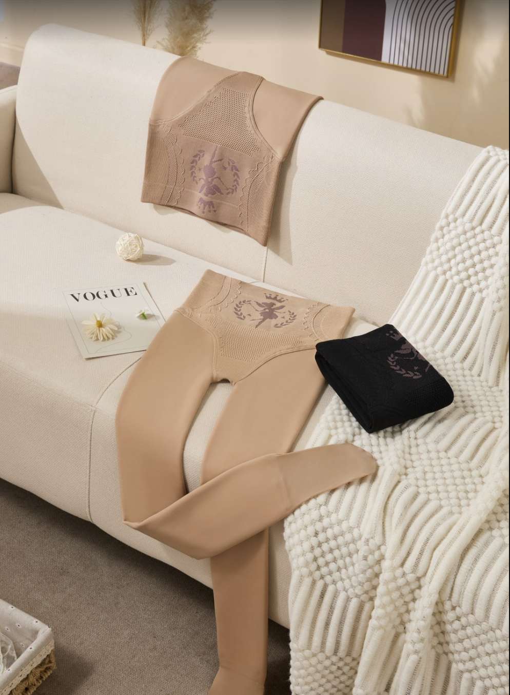 芭比女式高腰打底裤户外运动瑜伽裤冬季袜子女装百搭舒适