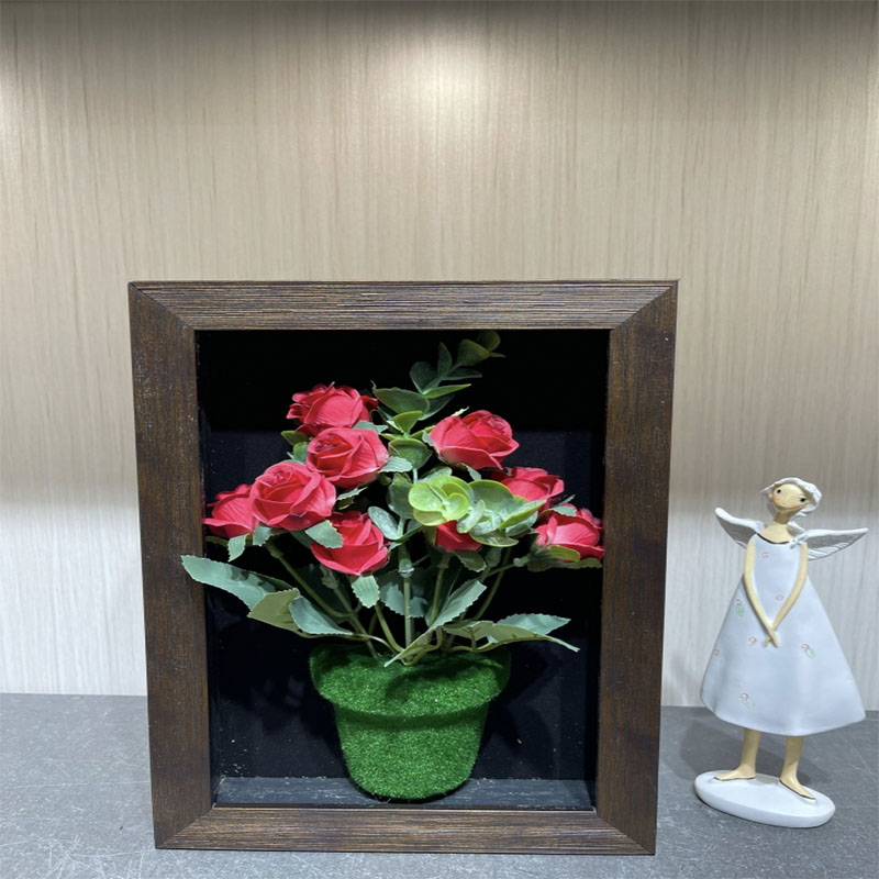 仿真相框蘑菇    一箱内可混色客厅挂画画装裱框产品图