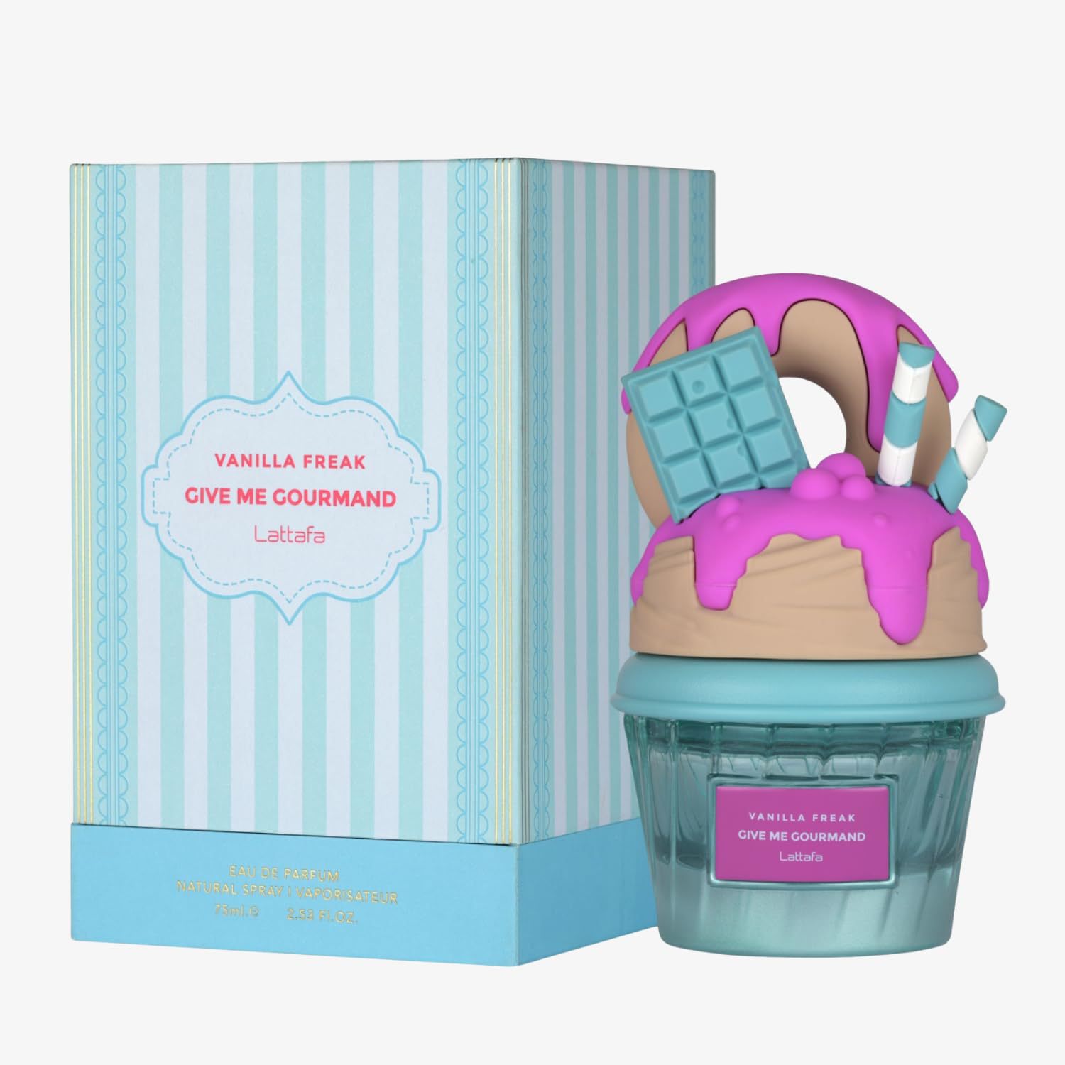 Middle East Cross-border Foreign Trade Perfume, Women's perfume, Give me gourmand Ice cream Perfume 75ml sample, Cosmetics, Beauty and Skin Care Cross-border fragrance, Encounter Xiangfen Perfume Trial pack detail image 6