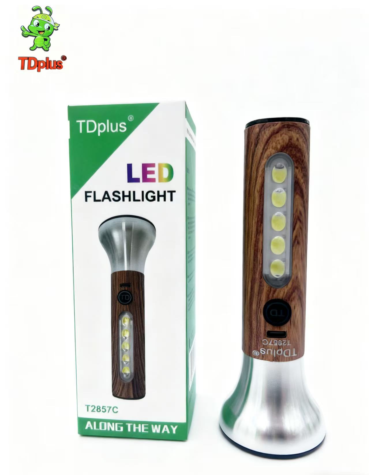 New outdoor LED long-range flashlight, outdoor patrol floodlight, camping flashlight, flashlight, small flashlight, high-intensity long-range flashlight
