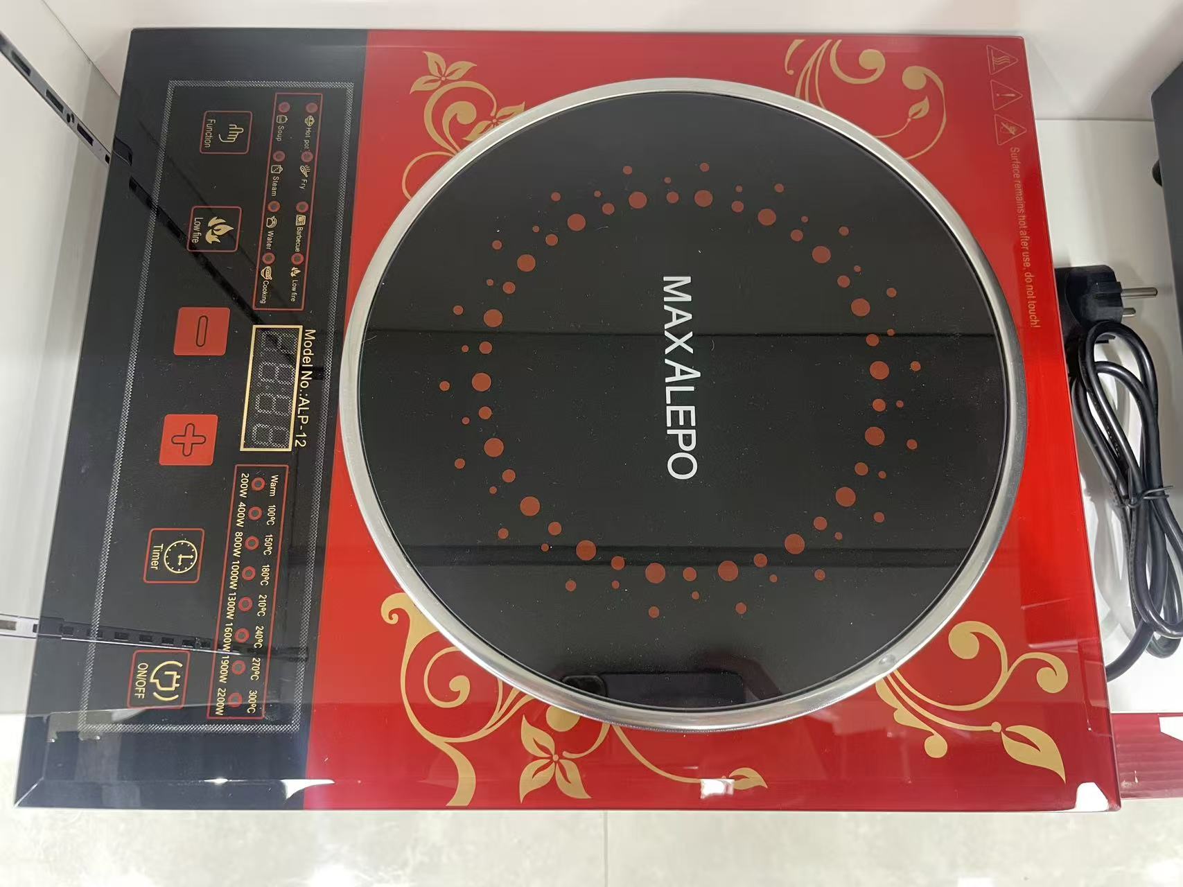 红色触摸电磁炉 欧规