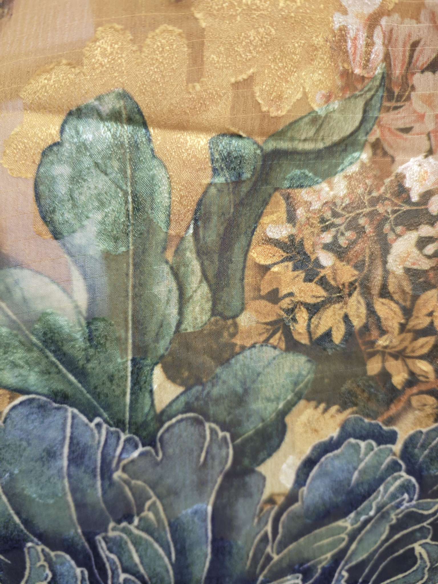 时尚丝巾防晒衣套装女夏季围巾色丁印花多功能披肩搭配丝巾绑包