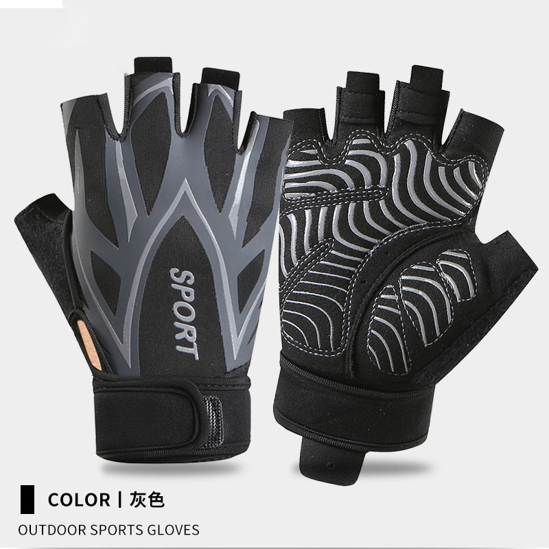 健身手套男女户外运动骑行透气防滑单杠举重训练加长护腕运动半指详情6