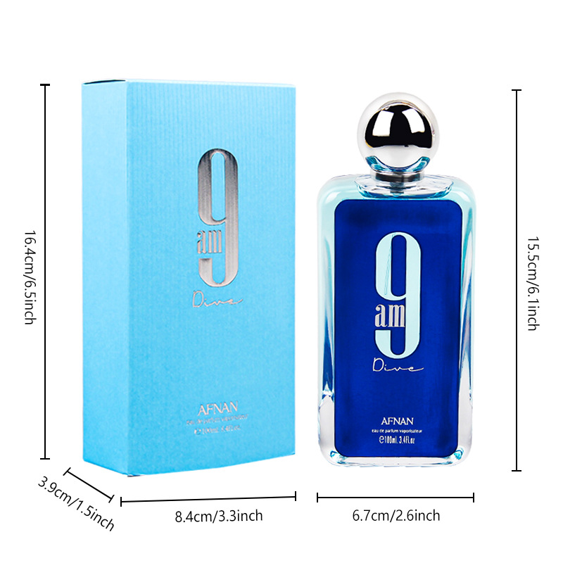 AFNAN 9PM Black Arabian Perfume Dubai Men's and Women's Fragrance Cross-border Export Strong Fragrance detail image 5