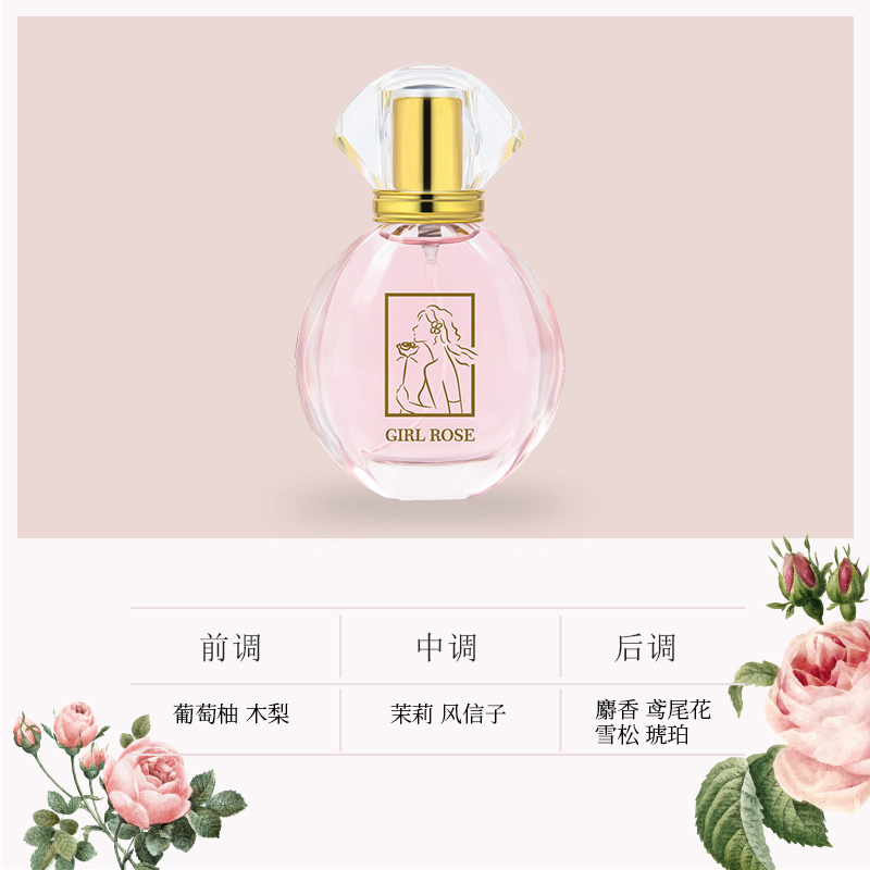 العطور المغري العابر للحدود، جيرل روز روز، وهو عطر أنيق، تفتتح العطر الرفيع المستوى للجريب فروت للنساء Application Scenario