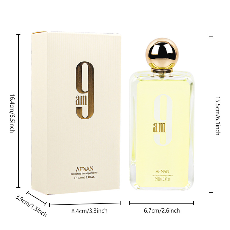 AFNAN 9PM Black Arabian Perfume Dubai Men's and Women's Fragrance Cross-border Export Strong Fragrance detail image 7
