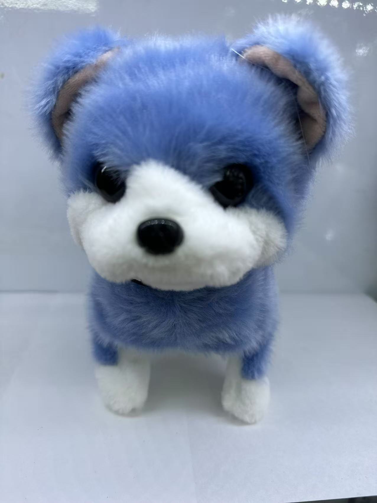 新款电动哈士奇脚带灯会走路带叫声地摊热卖厂家直销详情图7