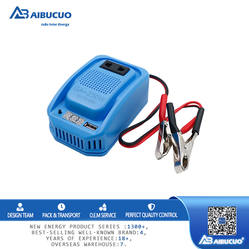 AIBUCUO hublot GA230 330 AC a DC inversor solar inversor de coche 12v a 220v coche usb fuente de alimentación batería alta potencia