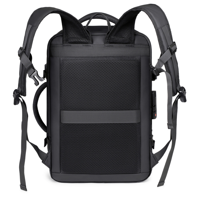 Vacuum compression double-shoulder travel business backpack, large capacity storage, waterproof and scratch-resistant 2518 pic 4