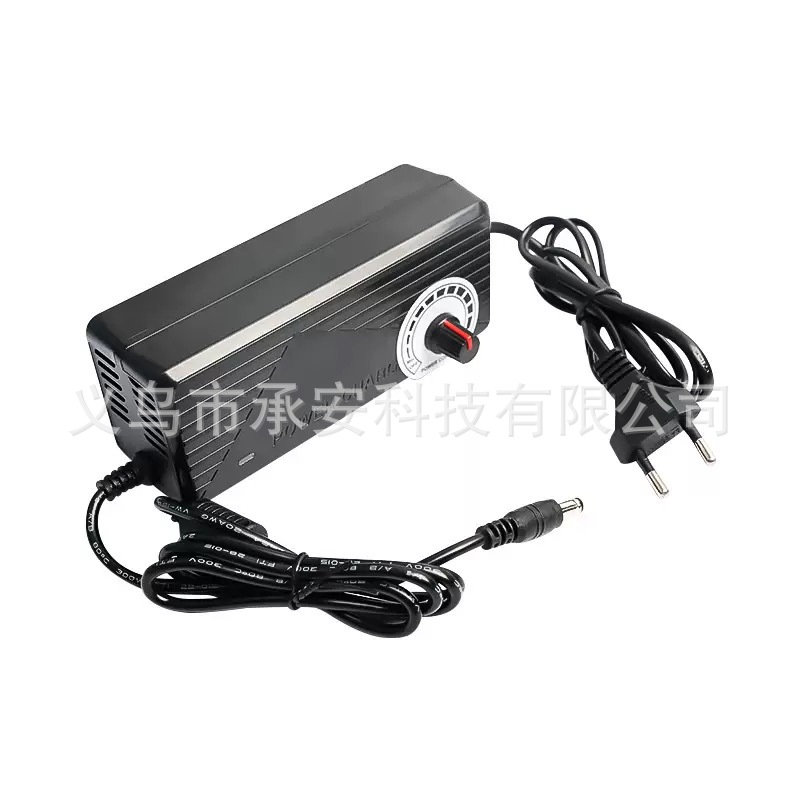 Wholesale 3-15V15A adjustable power supply, voltage and light adjustable LED light strip fan, motor speed control power adapter Item Picture