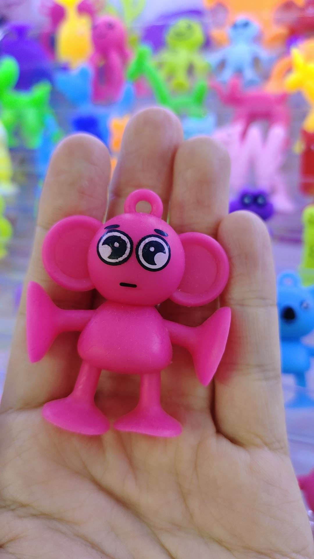 Suction Fun soft rubber building block suction cup toys, bath toys, DIY educational building block toys, freely combine and match, 227 types of letter series, safe and non-toxic material, can be made into gacha blind boxes, 26 English soft rubber detail image 7