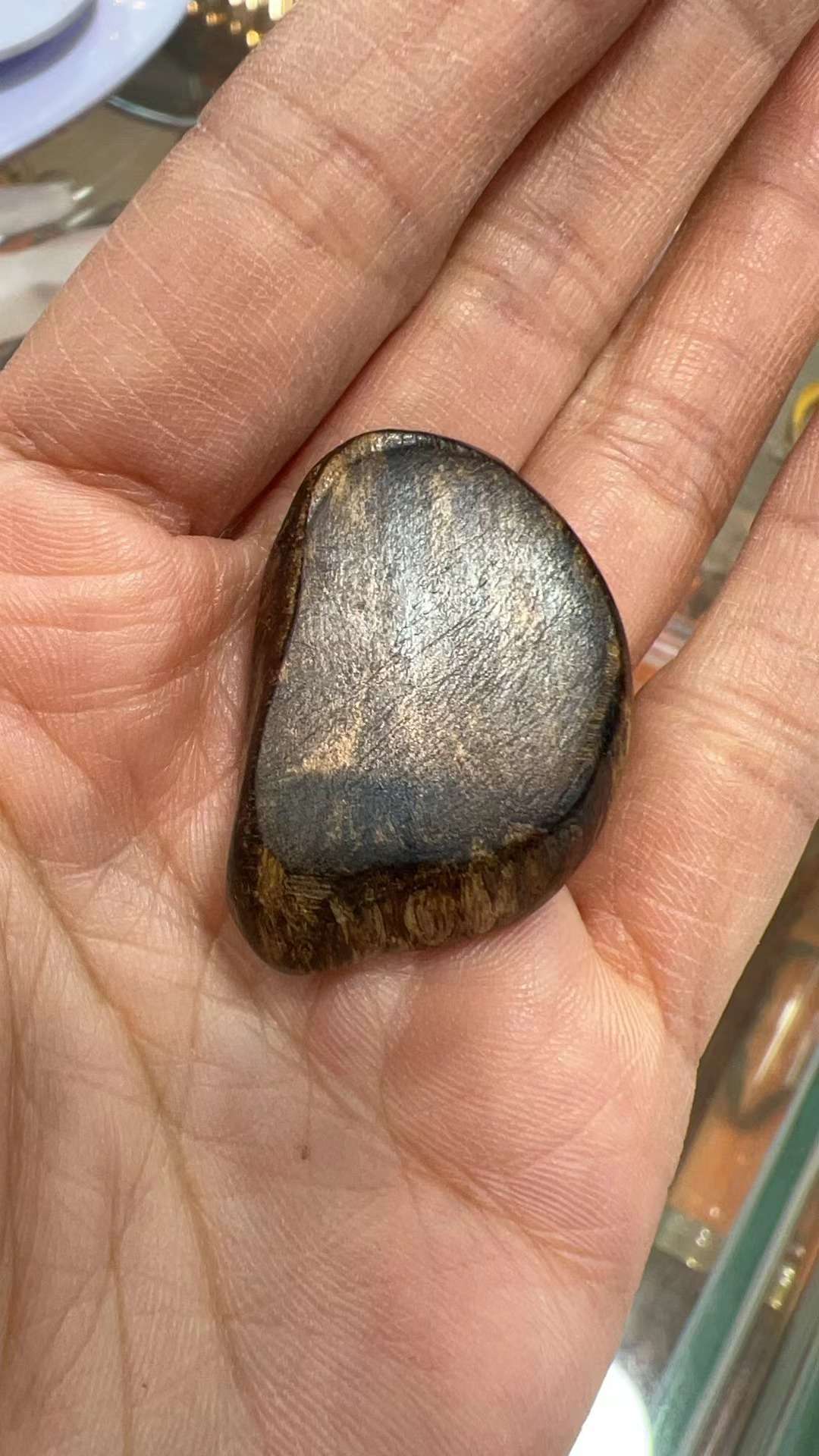 工艺品礼品古董收藏文玩品沉香吊坠天然沉香详情图7