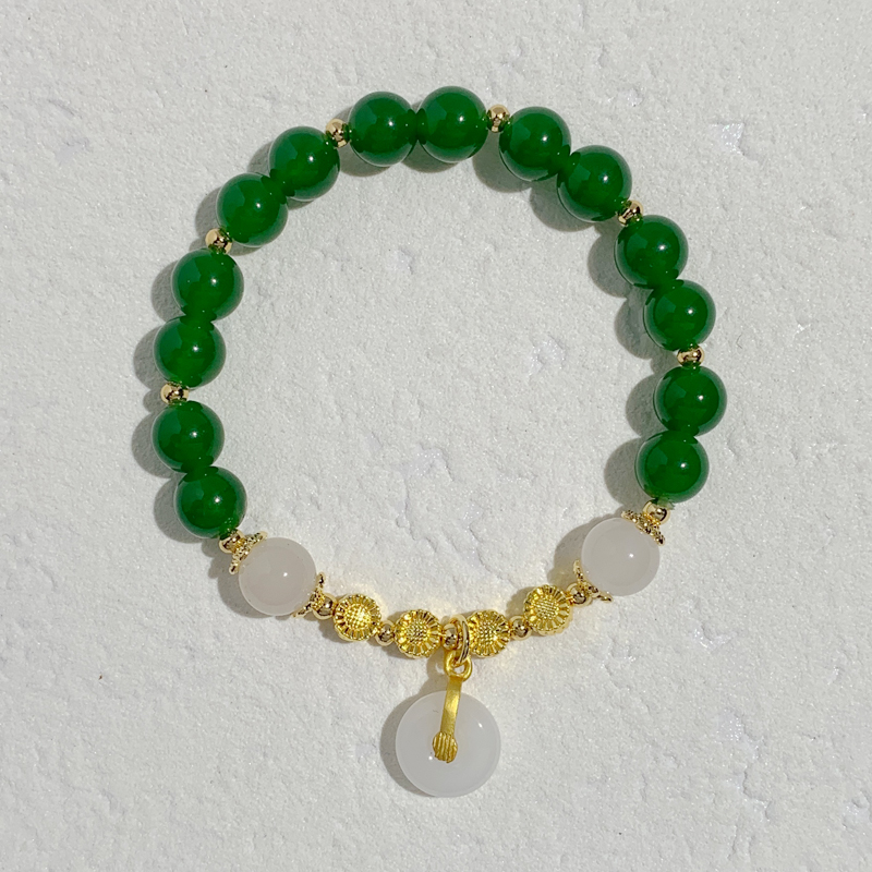Imitación kingyuu cuentas pulsera nicho hecho a mano nuevo estilo chino cadena de mano de alta calidad sentido nacional BFF versátil Item Picture