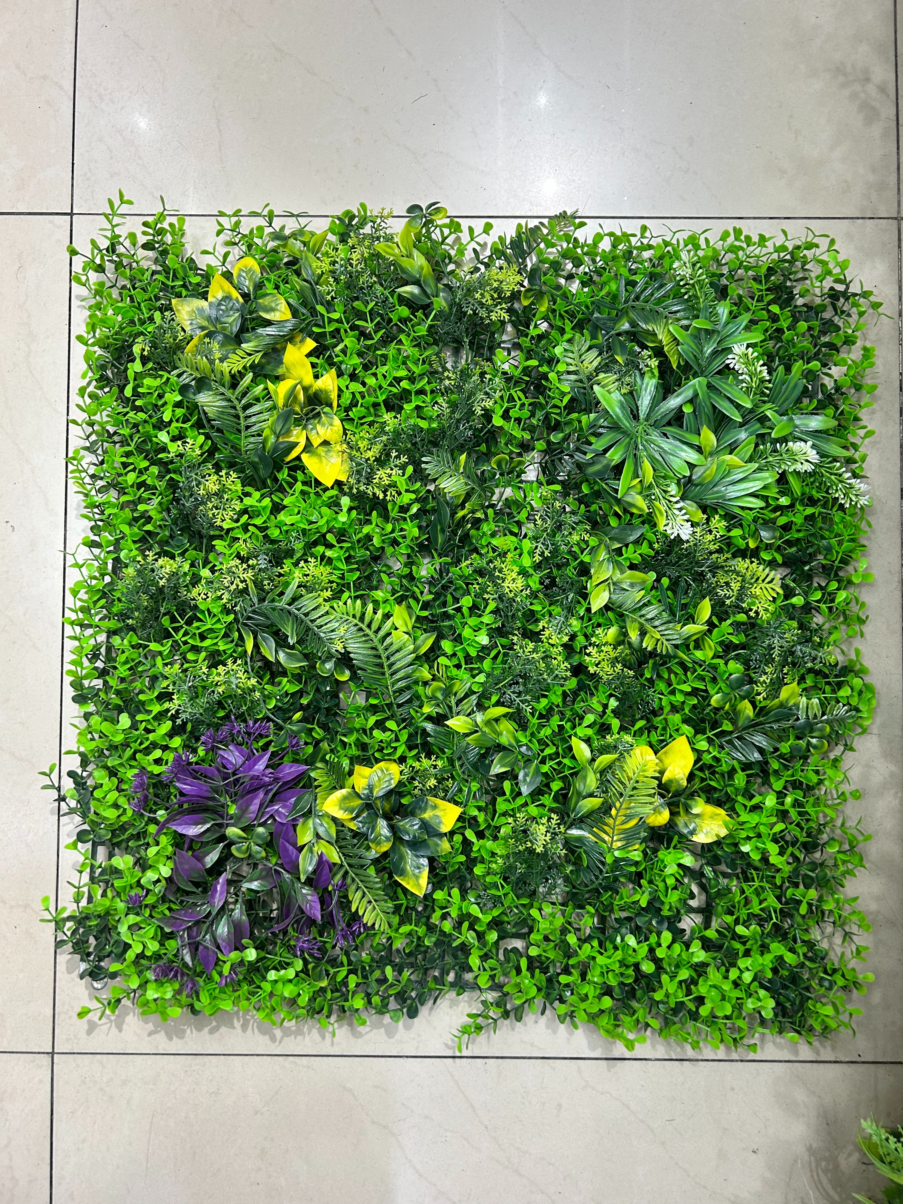 Artificial plant wall, storefront window, hotel decoration, artificial plant green plant wall, flower wall, background wall, wall decoration details Picture