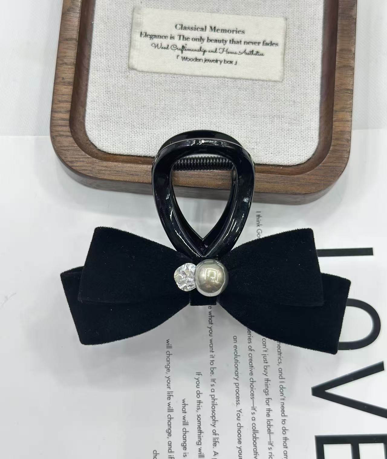 新年红色儿童发夹发饰鸭嘴夹可爱发夹头饰发夹发饰品产品图