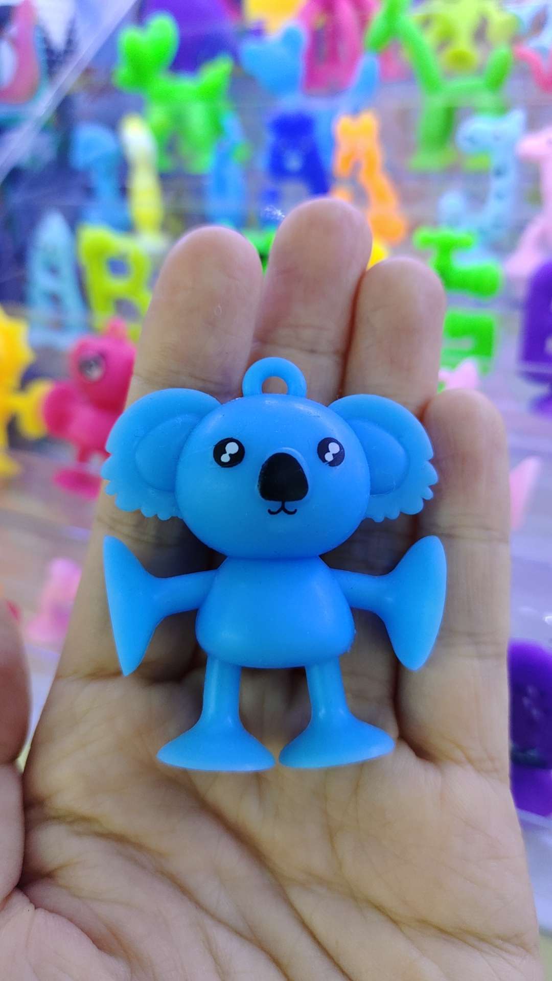 Suction Fun soft rubber building block suction cup toys, bath toys, DIY educational building block toys, freely combine and match, 227 types of letter series, safe and non-toxic material, can be made into gacha blind boxes, 26 English soft rubber detail image 3