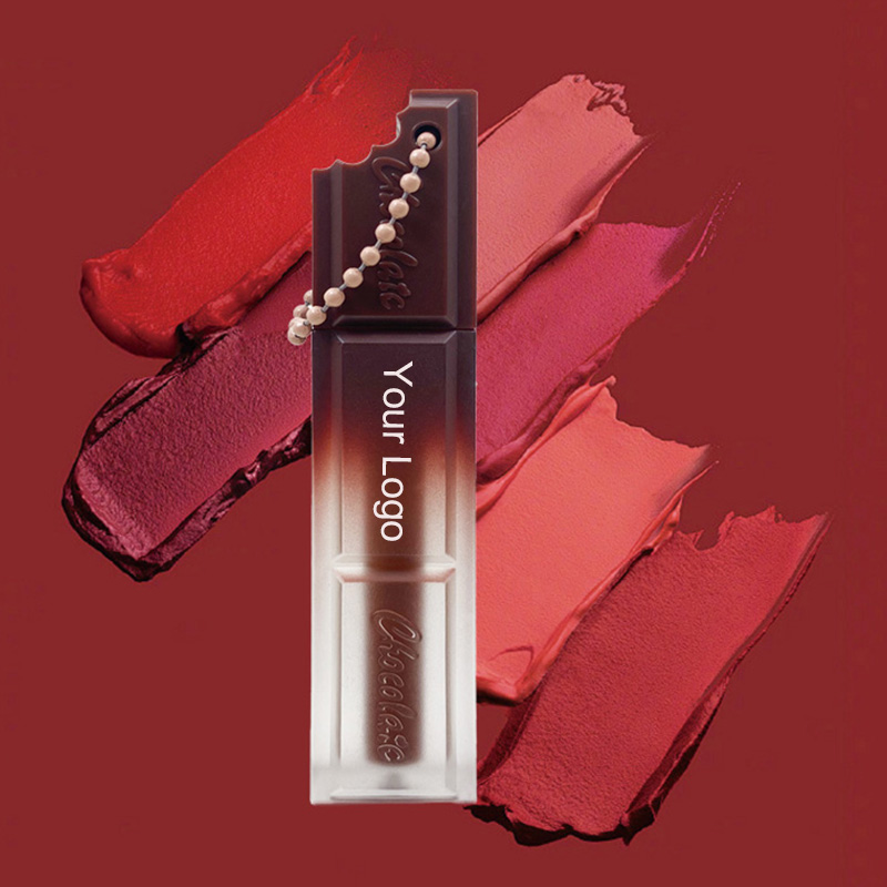Cross-border specialty colgante de chocolate mate brillo de labios blancos mud color de larga duración no fácil de alcanzar colgante de taza lápiz labial belleza transfronteriza wholesale colgante brillo de labios Application Scenario