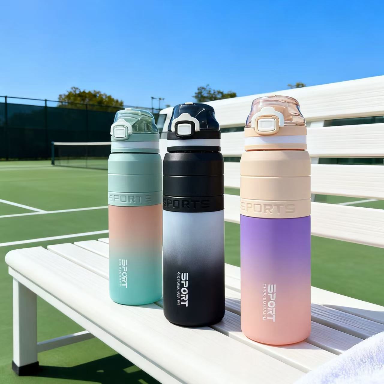 H164-HY-050 spray-painted sports water cup with gradient high appearance level student water cup handle portable large-capacity water cup detail image 8