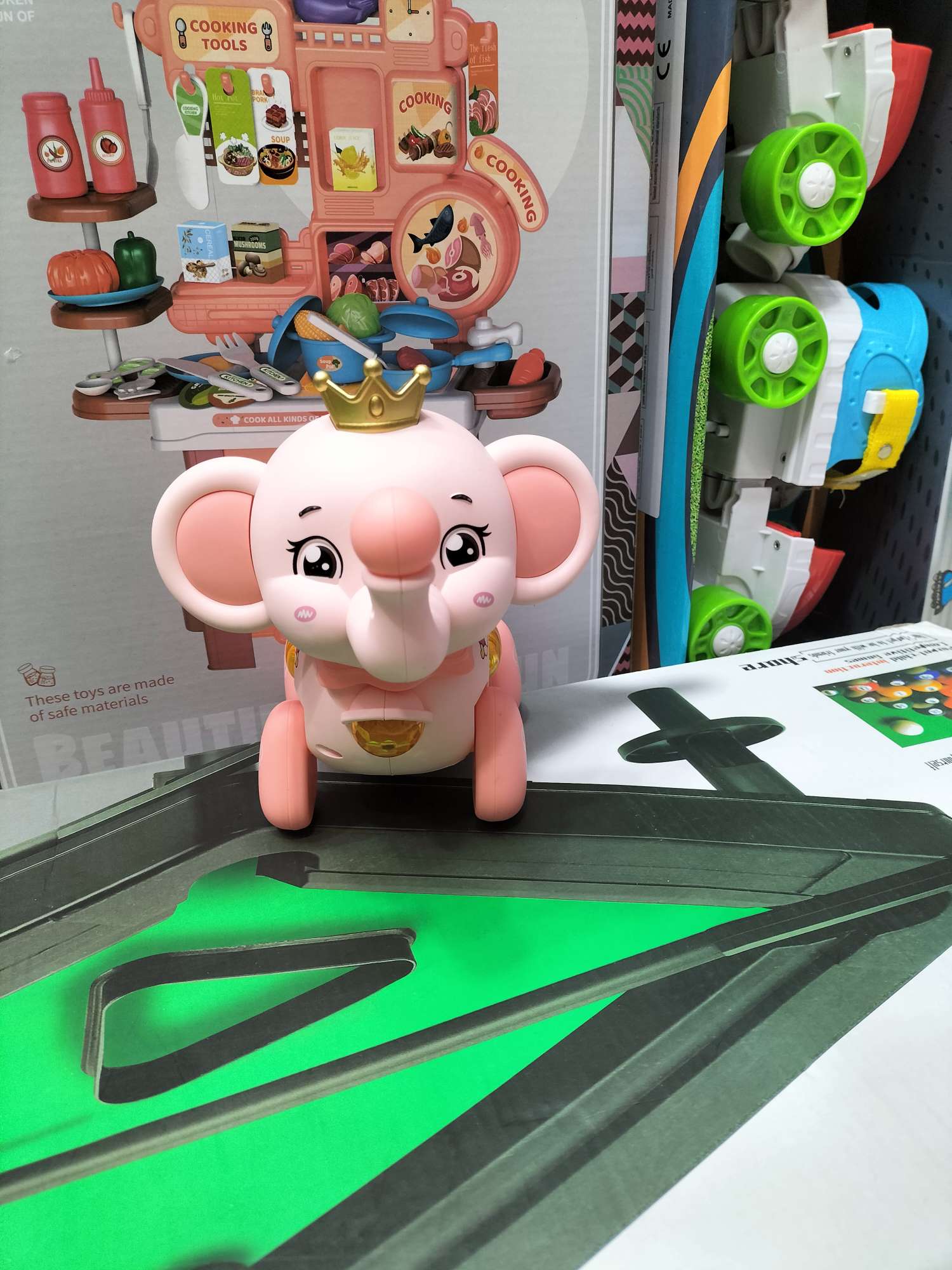 电动音乐 哄宝宝过家家玩具 小象灯光音乐跳舞动物婴幼学爬智力玩具