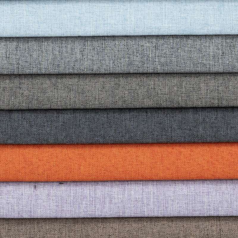 Factory wholesale fine linen fabric sofa fabric, imitation linen throw pillows, tablecloths, luggage and plain polyester decorative fabric at special prices Application Scenario