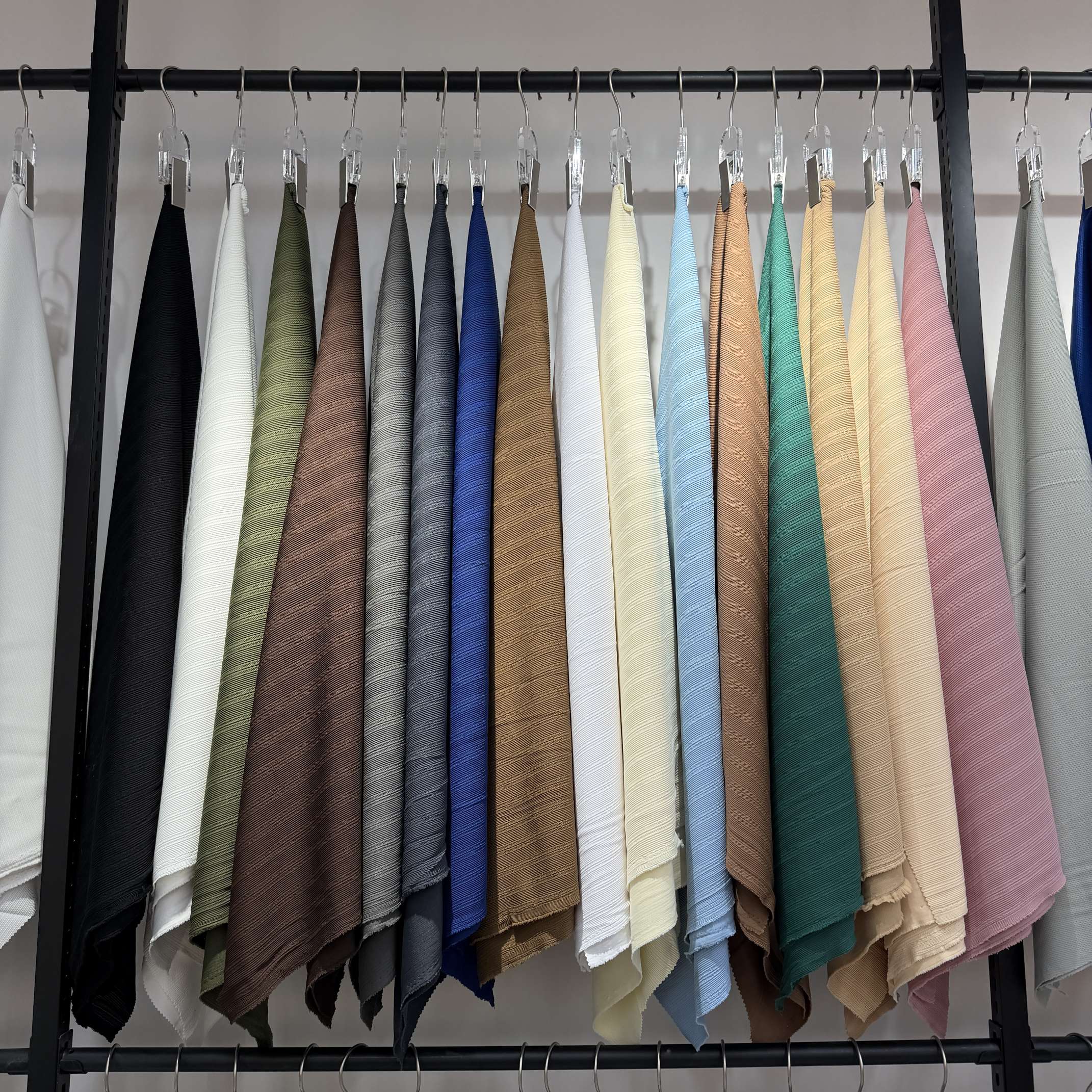 Textile leather knitted fabric, ribbed fabric, threaded knitted cuffs, ribbed, suitable for clothing accessories