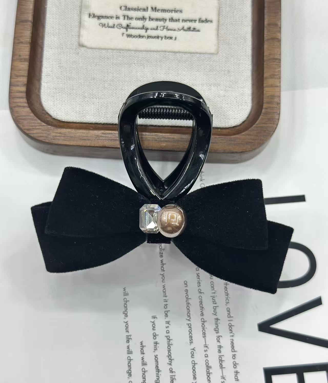 新年红色儿童发夹发饰鸭嘴夹可爱发夹头饰发夹发饰品详情图5